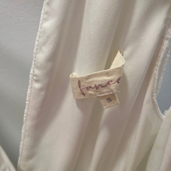 Fanco - White Maxi Dress with Shoulder Tie Detail - Picture 2 of 6